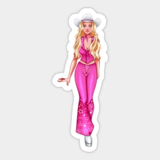 Big barbie stickers top
